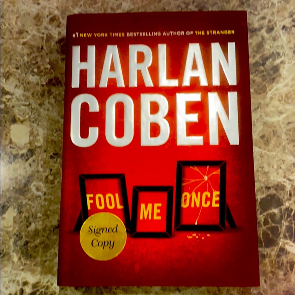 SIGNED COPY!! Harlan Coben “ FOOL ME ONCE”
